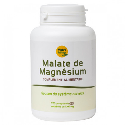 Magnésium Malate 120 comprimés 1300mg 120 comprimés de 1300mg