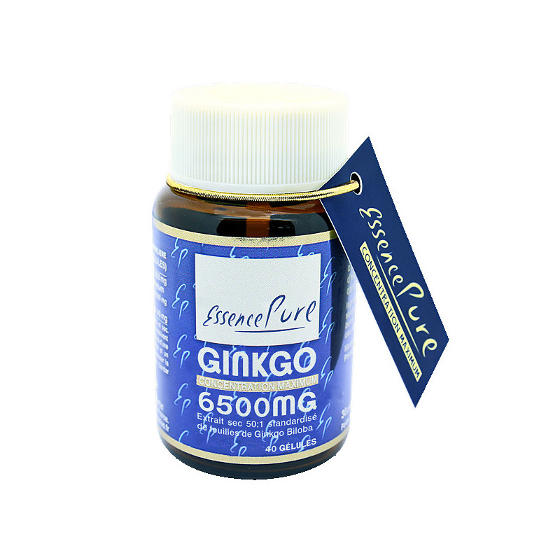 Ginkgo 6500 Mg Essence Pure 40 gélules 40 gélules
