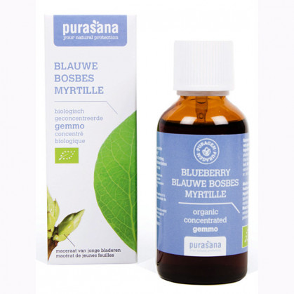 Myrtille Bio 50 ml Purasana Flacon-gouttes 50ml