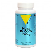Huile de Coco 1000mg 60 capsules 60 capsules végétales