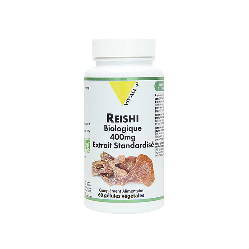 Reishi Bio 400mg 60 Gélules Vit'All+ 60 gélules végétales