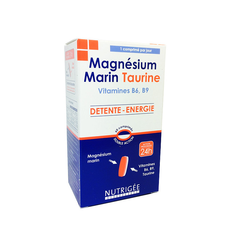 Magnésium Marin Taurine Nutrigée 60 comprimés