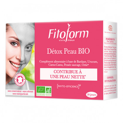 Detox Peau Bio 40 gélules Fitoform 40 gélules