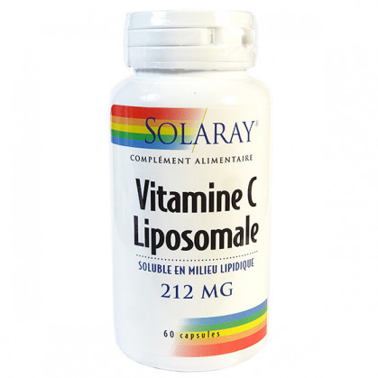 Vitamine C Liposomale 212mg 60 gélules Solaray 60 gélules
