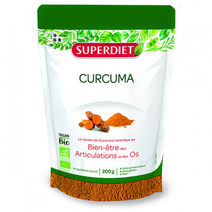 Curcuma Bio Vegan 200gr Super-Diet Doypack 200gr