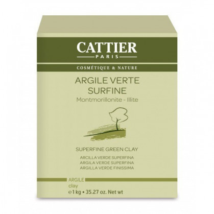 Argile Verte Surfine 1Kg Cattier 1 Kg