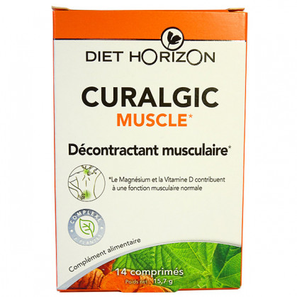Curalgic Muscles 14 comprimés Diet Horizon 14 comprimés