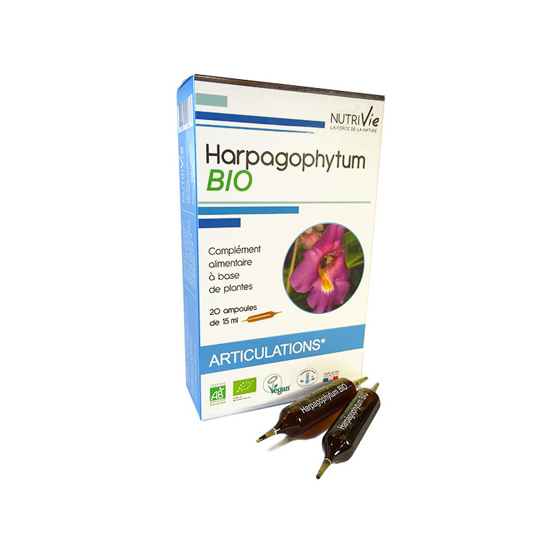 Harpagophytum Bio Nutrivie 20 ampoules 20 ampoulesde 15ml