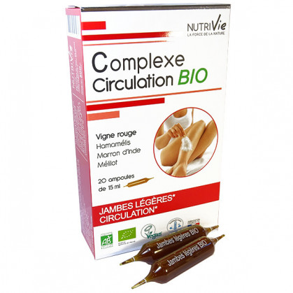 Complexe Circulation Bio Nutrivie 20 ampoules 20 ampoules de 15ml
