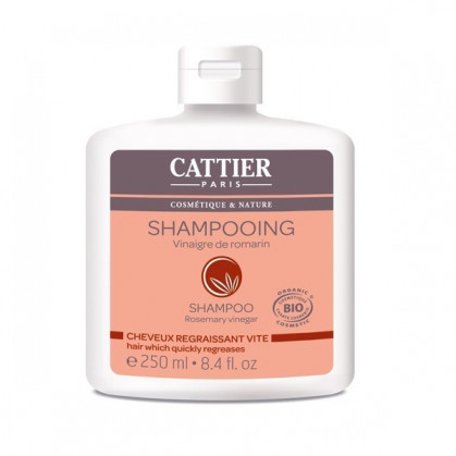 Cattier shampoing gras vinaigre romarin 250ml