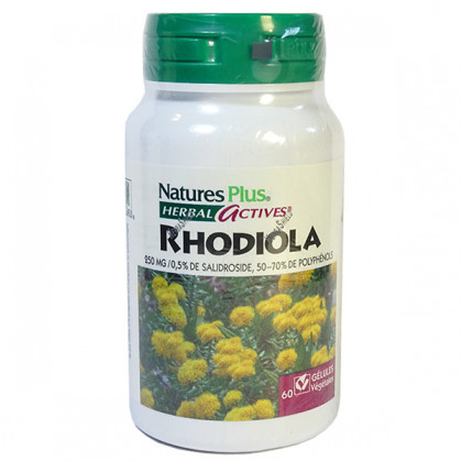 Rhodiola_60_gélules_végétales_Nature's_plus
