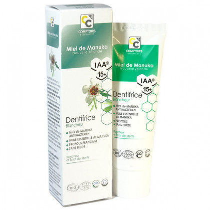 Dentifrice_blancheur_miel_Manuka_comptoirs&Compagnies