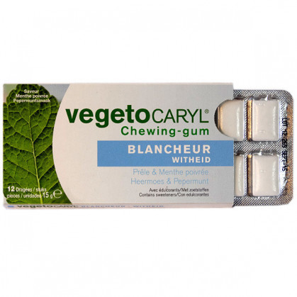 Chewing-gum vegetocaryl dents blanches 12 chewing-gum