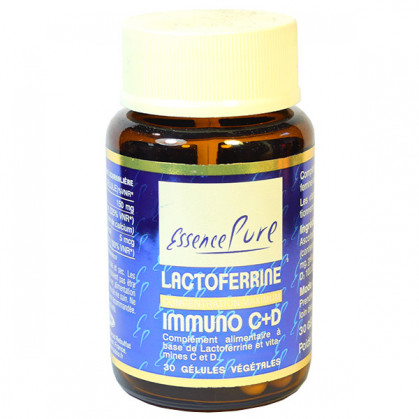 Lactoferrine Immuno C+D 30 gélules Essence Pure
