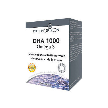 DHA 1000 Oméga 3 60 capsules