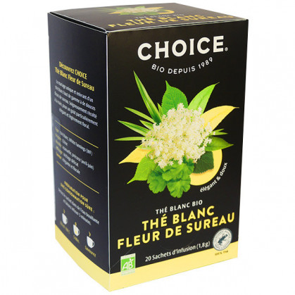 Choice_Thé_blanc_bio_fleur_sureau_20_sachets