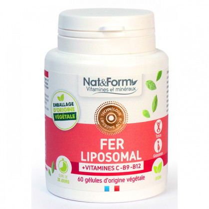 Fer Liposomal vitamines C et B Nat & Form