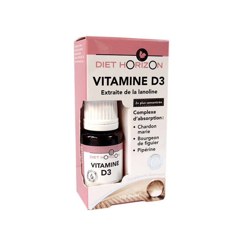 vitamine D3 Diet horizon Flacon 15ml pour 85jours