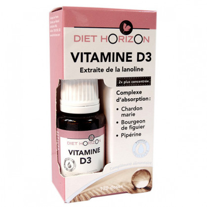 vitamine D3 Diet horizon Flacon 15ml pour 85jours