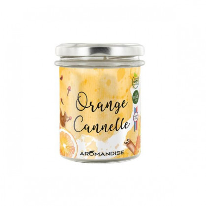 Bougie Orange Cannelle 150g Aromandise