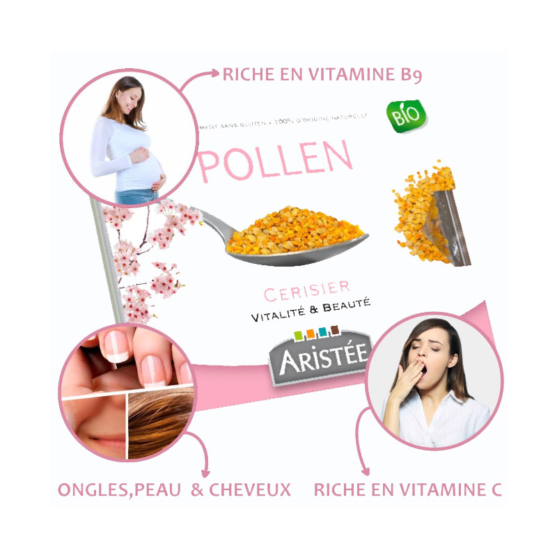 Pollen_frais_cerisier_aristée