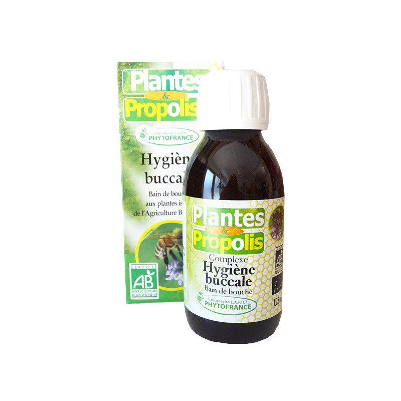 Plantes & Propolis hygiène Buccale bio Flacon 125 ml