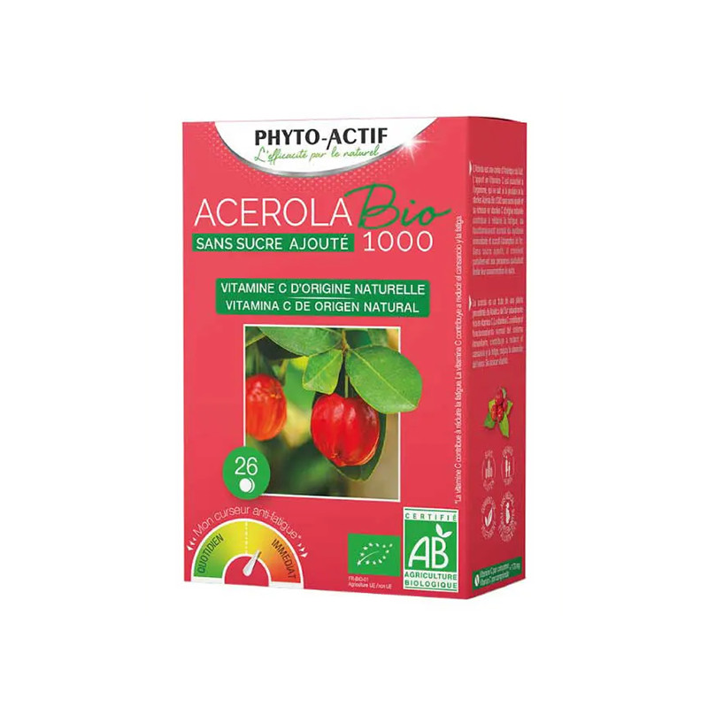 Acerola_bio_1000_sans_sucres_26_comprimés_Phyto-actif