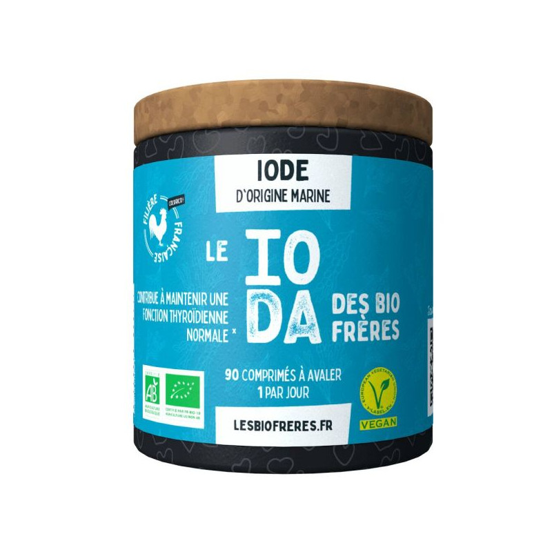 Iode bio "Ioda" 90 comprimés - Les Bio Frères