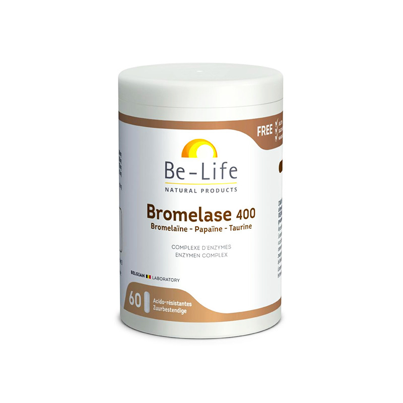 Bromelase_400_60_gélules_Be-Life