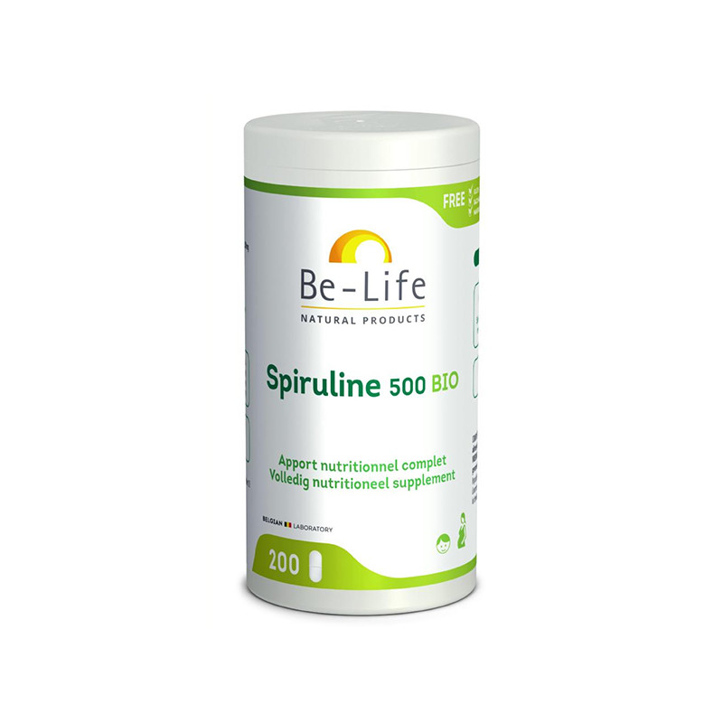 Spiruline_500_bio_200_comprimés_Be-Life
