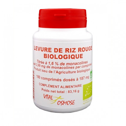 Levure_de_riz_rouge_bio_180_comprimés_Vital_osmose