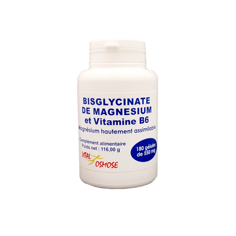 Biglycinate_magnésium_B6_Vital_osmose