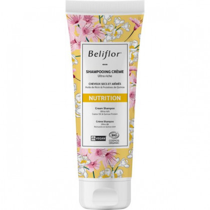 Shampoing Nutrition crème cheveux secs bio - Beliflor
