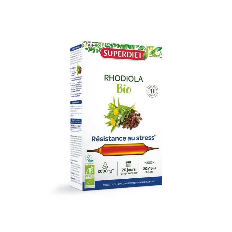 Rhodiola bio ampoules - Super Diet