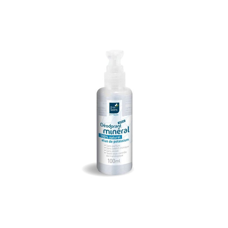 Déodorant Spray Alun 100% naturel - Prim'Soins