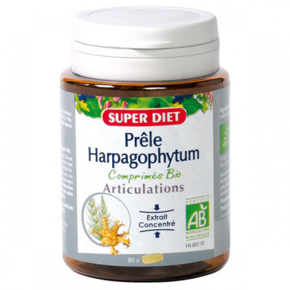 Prêle Harpagophytum Bio Super Diet 80 comprimés