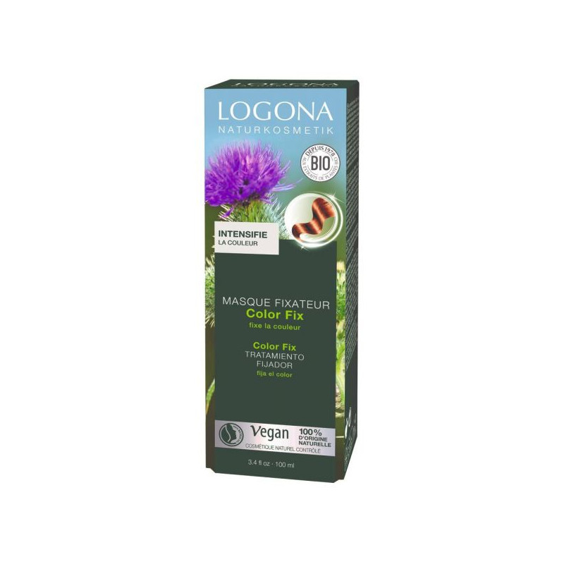Masque fixateur coloration végétale bio - Logona