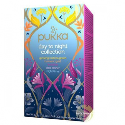 Day to night collection bio Assortiment d'infusions ayurvédiques 20 infusettes Pukka