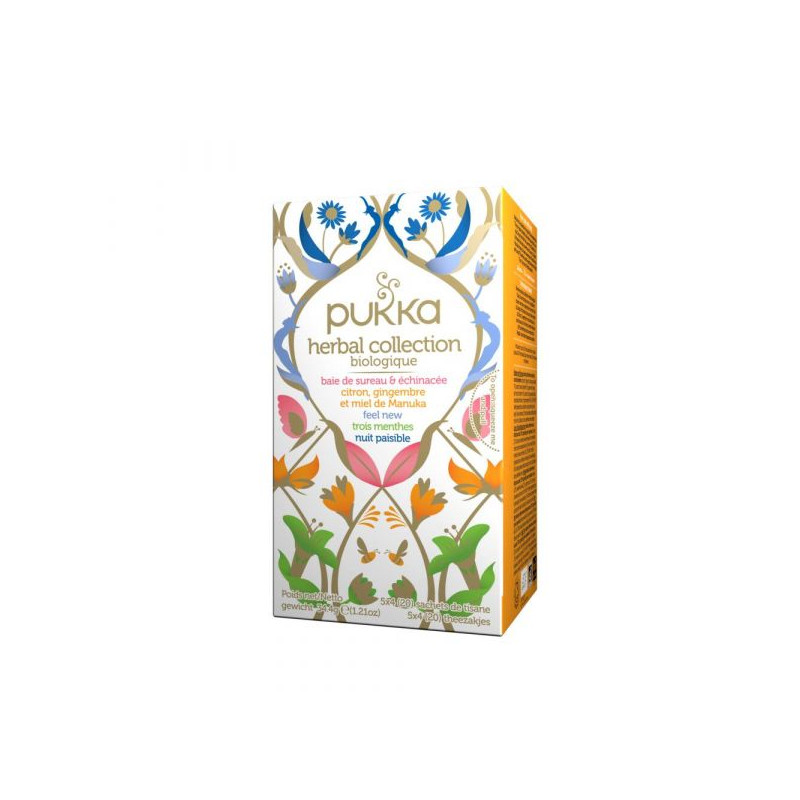 Herbal collection bio Assortiment d'infusions ayurvédiques 20 sachets Pukka