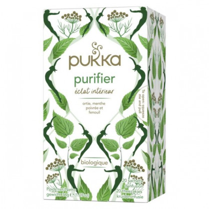 Infusion Ayurvédique Bio Purifier 20 infusettes Pukka