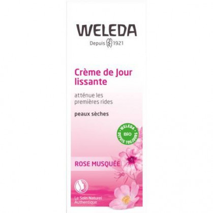 Crème de jour lissante bio Rose musquée - Weleda