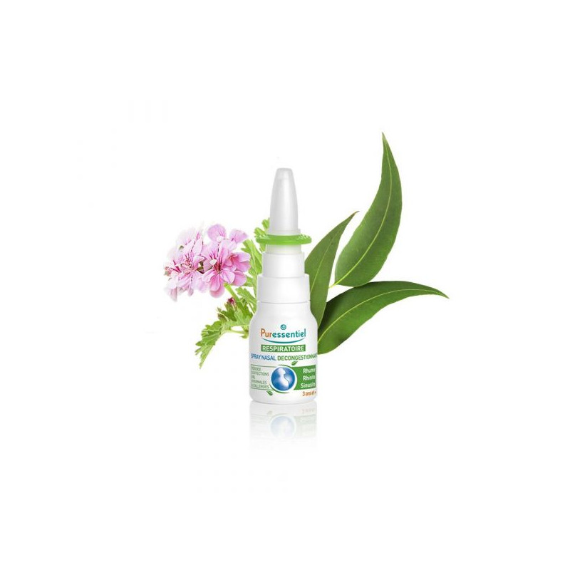 Spray nasal décongestionnant aux huiles essentielles bio - Puressentiel