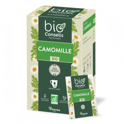 Infusion Camomille Bio 20 sachets filtres BioConseils