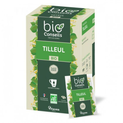 Infusion Tilleul Bio 20 sachets filtres BioConseils