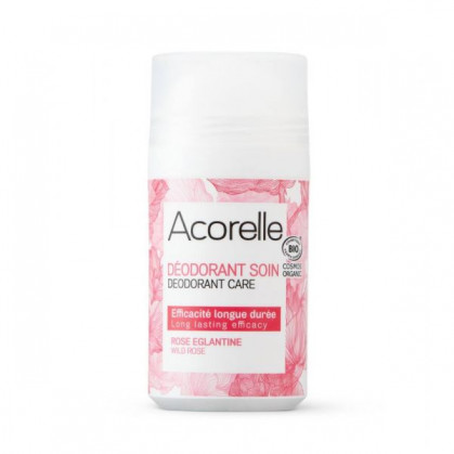 Déodorant soin bio Rose églantine efficacité longue durée - Acorelle