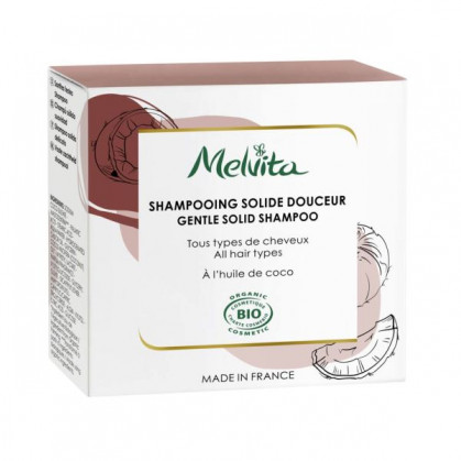 Shampoing solide doux BIO 55g Melvita