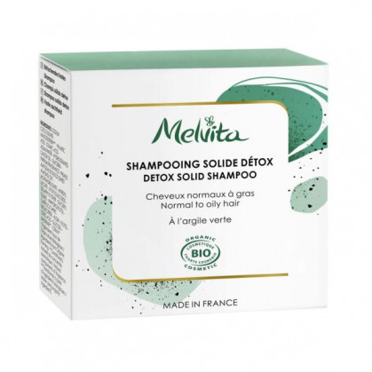 Shampoing solide détox BIO 55g Melvita